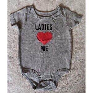 shirt 6 To 9 months New Boys Lullaby Lane Gray Short Sleeve infant baby